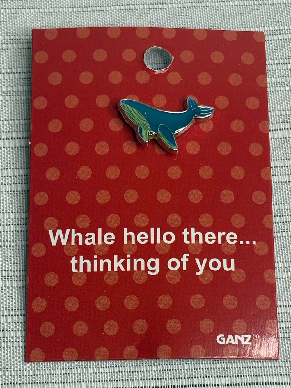 Whale GANZ Pin NWT